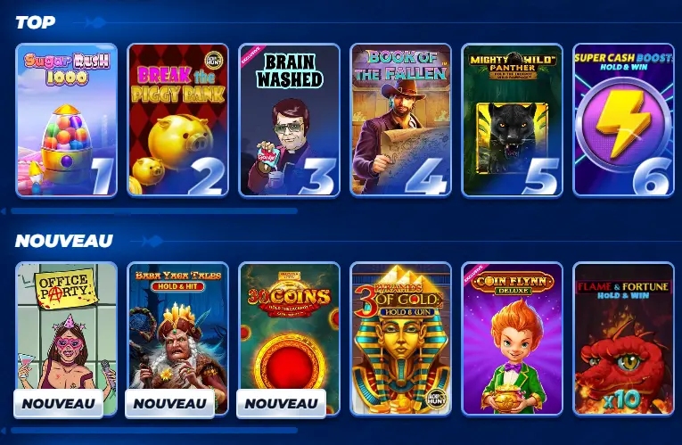 BassBet Casino France jeux